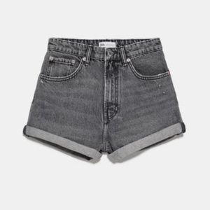 Zara 90s rolled up short